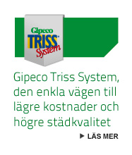 Triss System för städklart material