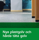 Nya plastgolv och hårda täta golv